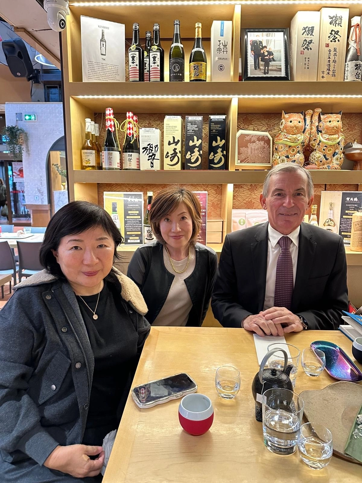 Déjeuner avec chef du bureau de représentation de l'Autorité Monégasque du Tourisme et des Conventions au Japon
