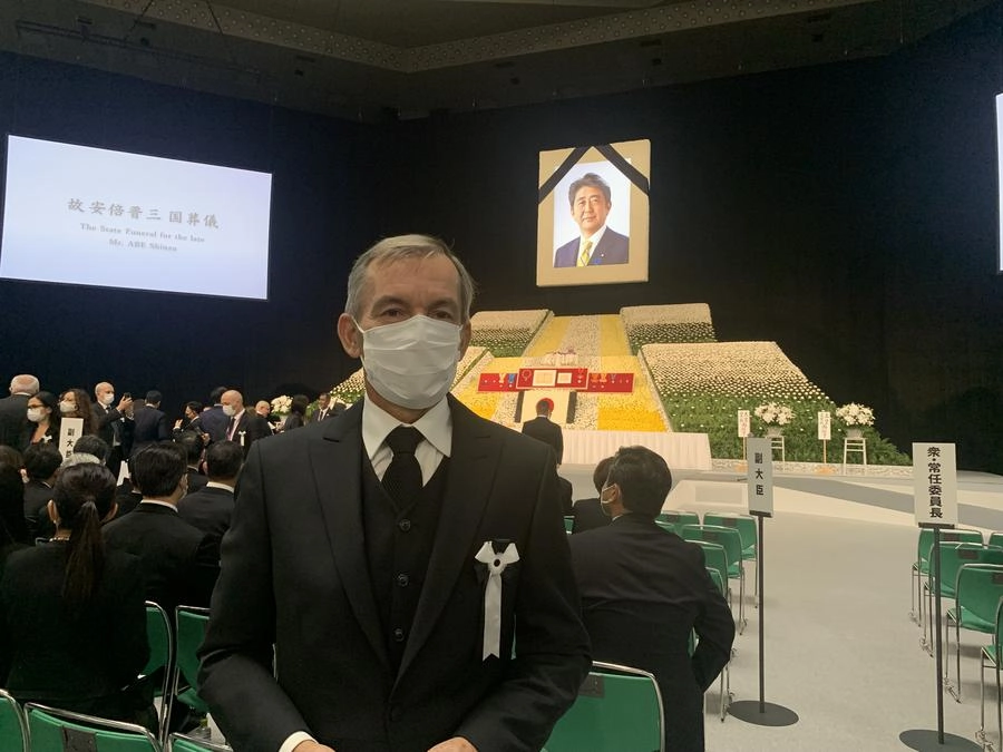Commemorative ceremony in honour of former Prime Minister Shinzo ABE