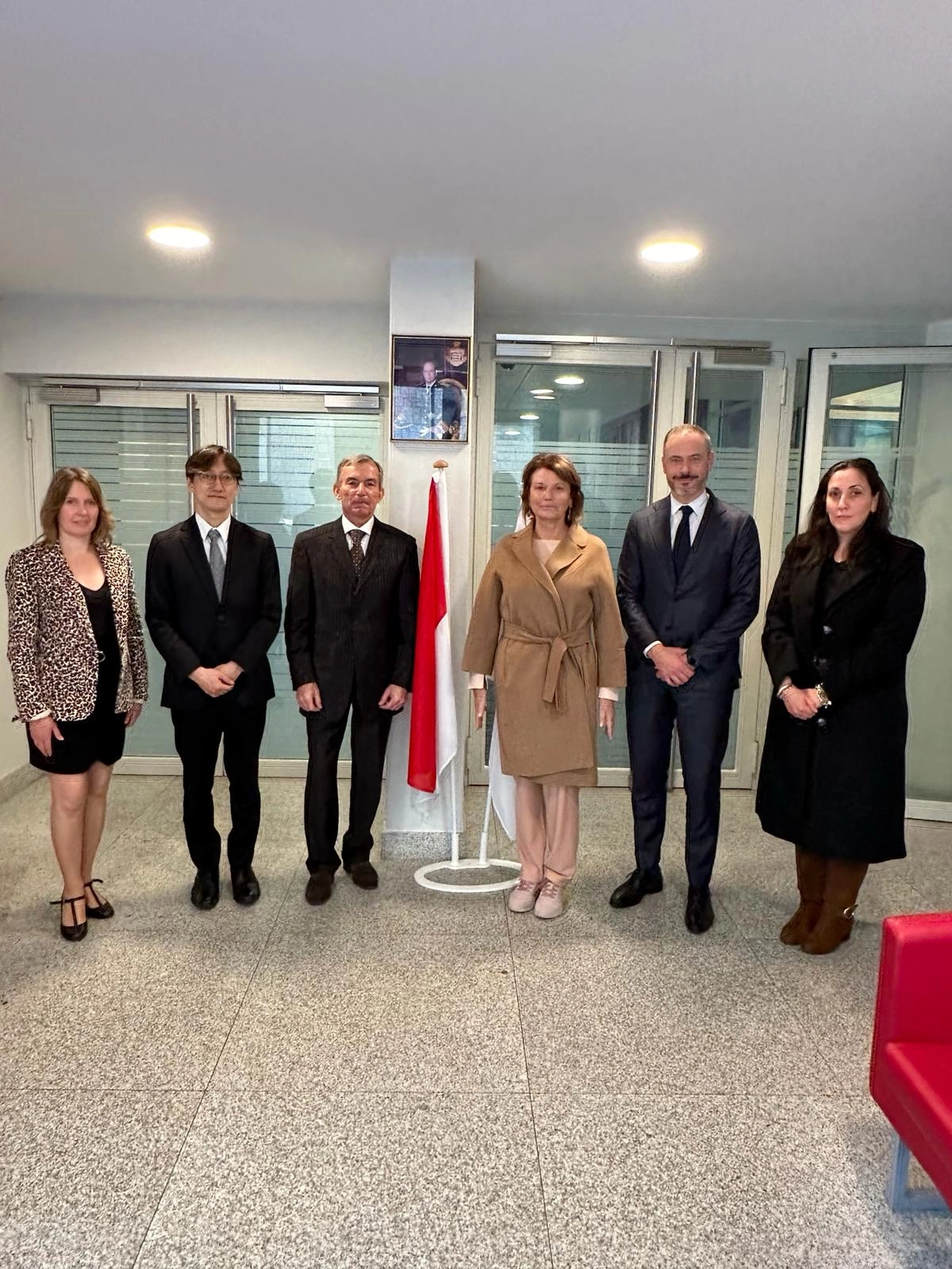 M. Kosuke Norimoto au Lycée Rainier III à Monaco