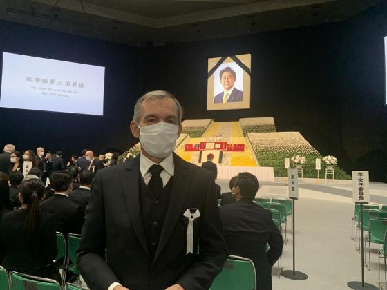 At the Memorial Ceremony for former Prime Minister Shinzo ABE